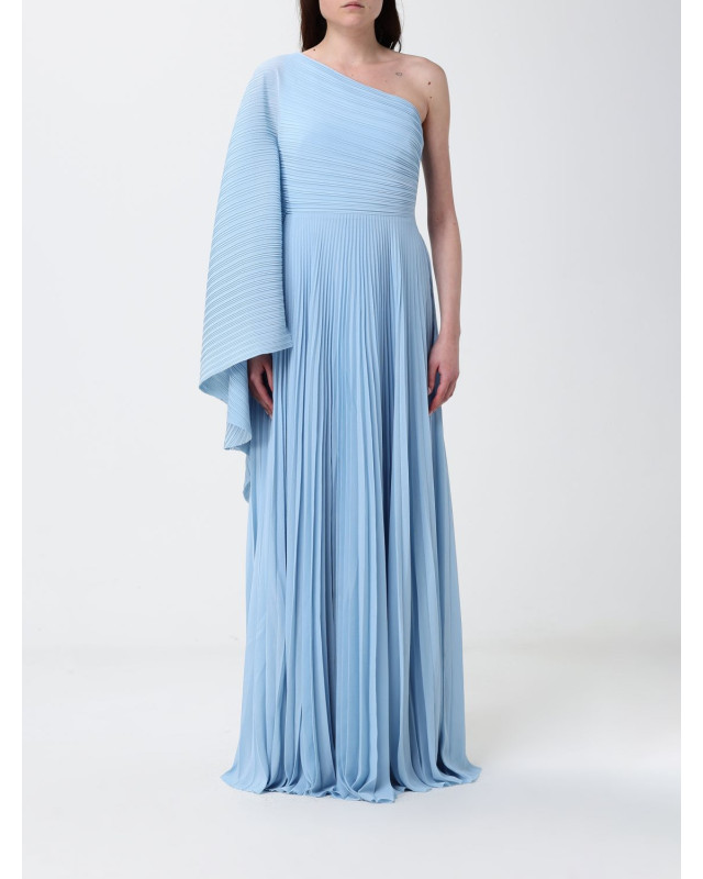 [Solace London] Long sleeve dress SS26 OS43001 SOFT BLUE