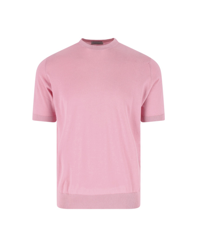 [JOHN SMEDLEY] T-shirts Short Sleeve SS26 KEMPTONGLASS PINK