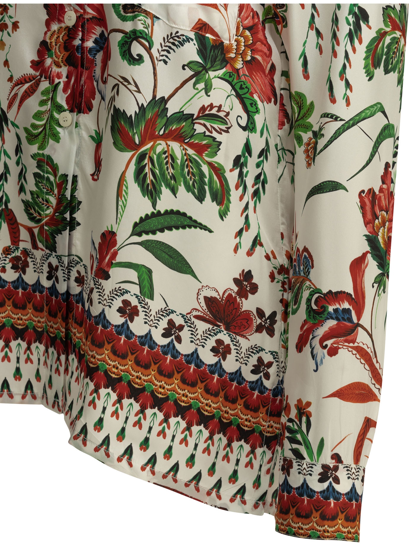 [Samantha Sung] Shirts Long Sleeve SS26 CAMICIA PIGIAMAASIAN BOTANICWHITE