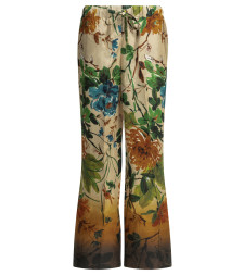 [Samantha Sung] Pants SS26 PIGIAMA PANTORIENTAL FLOWER OMBRECAMEL