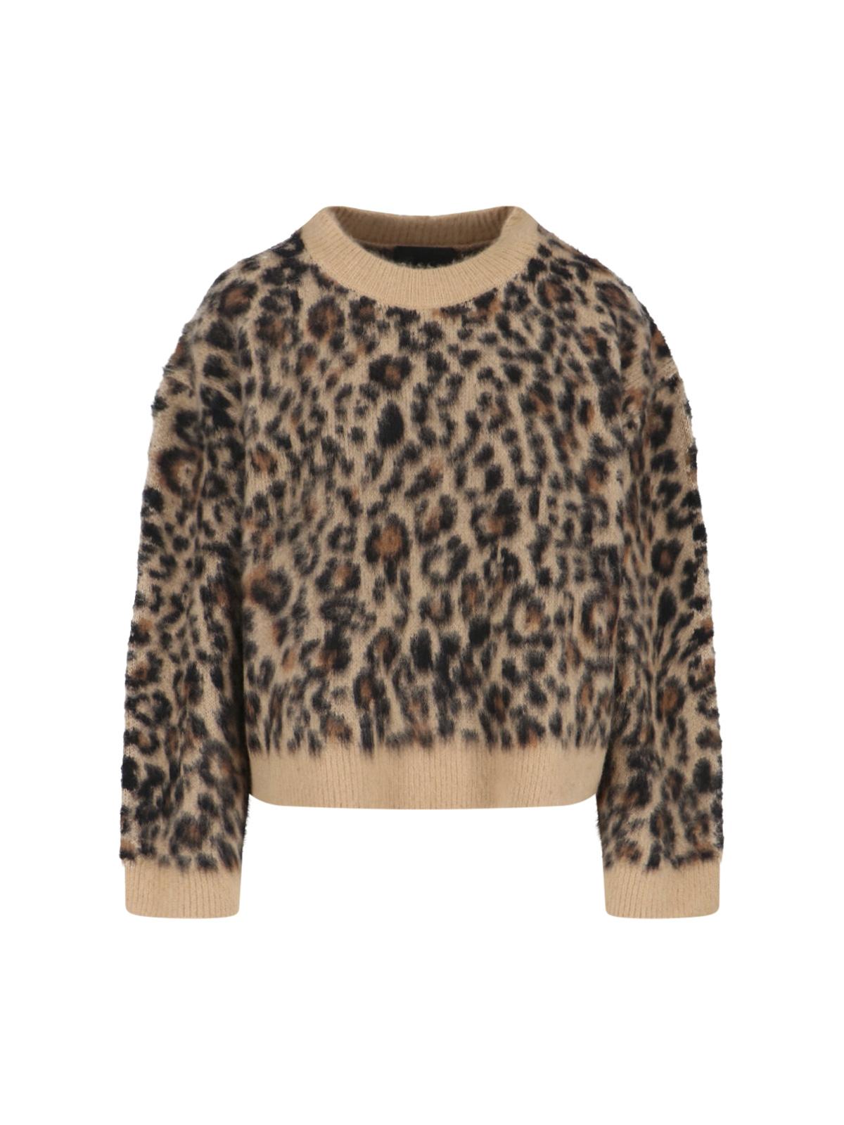 [Nili Lotan] Knitwear SS26 81542 Y392CAMEL LEOPARD