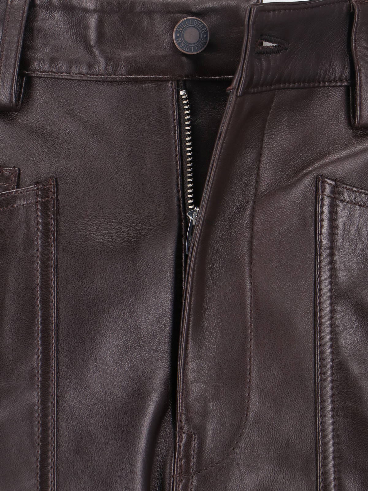 [Nili Lotan] Trousers FW25 12826 L174DBR