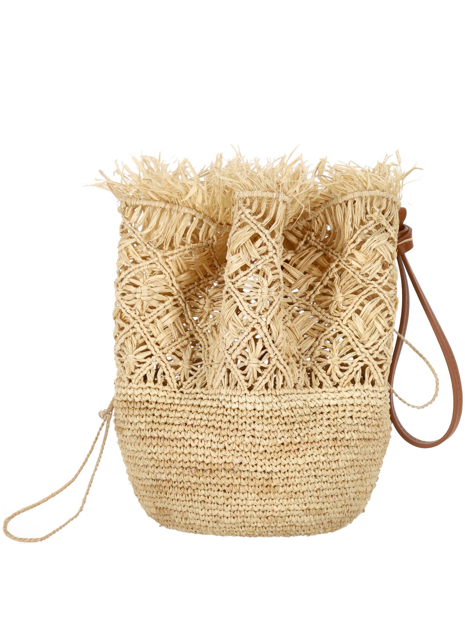 [RUSLAN BAGINSKIY] Shoulder bag SS26 BBCT036RAF108LBHRPRBNATURAL STRAW BRO