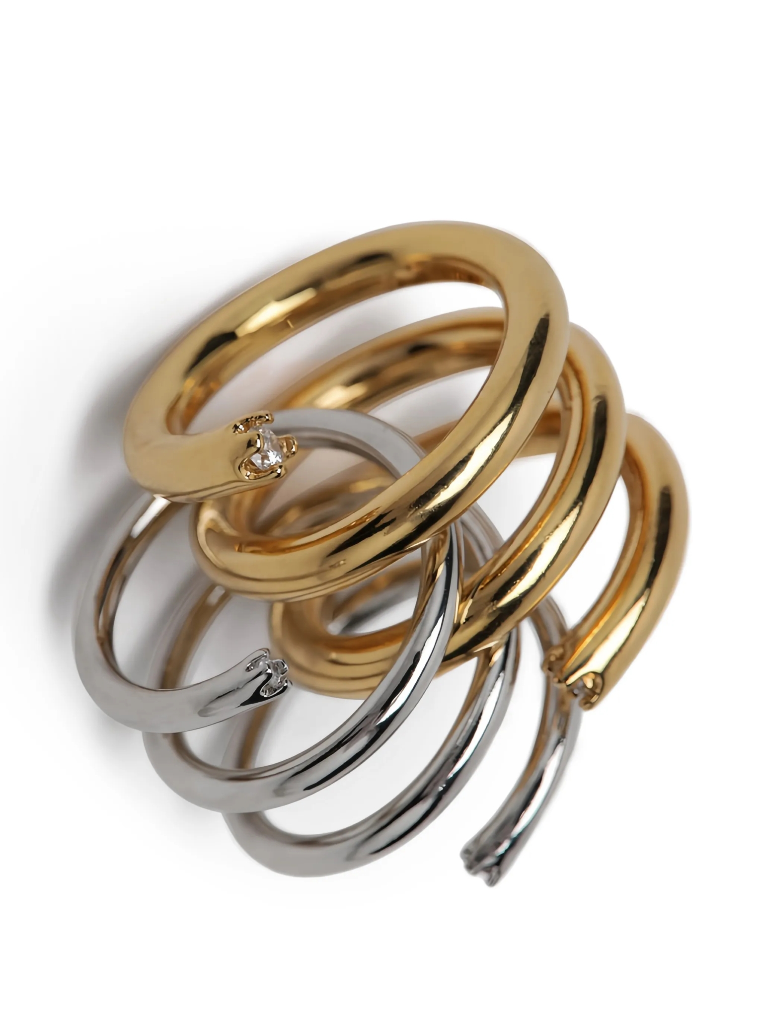 [Panconesi] Ring SS26 S26FG009PSILVER/GOLD