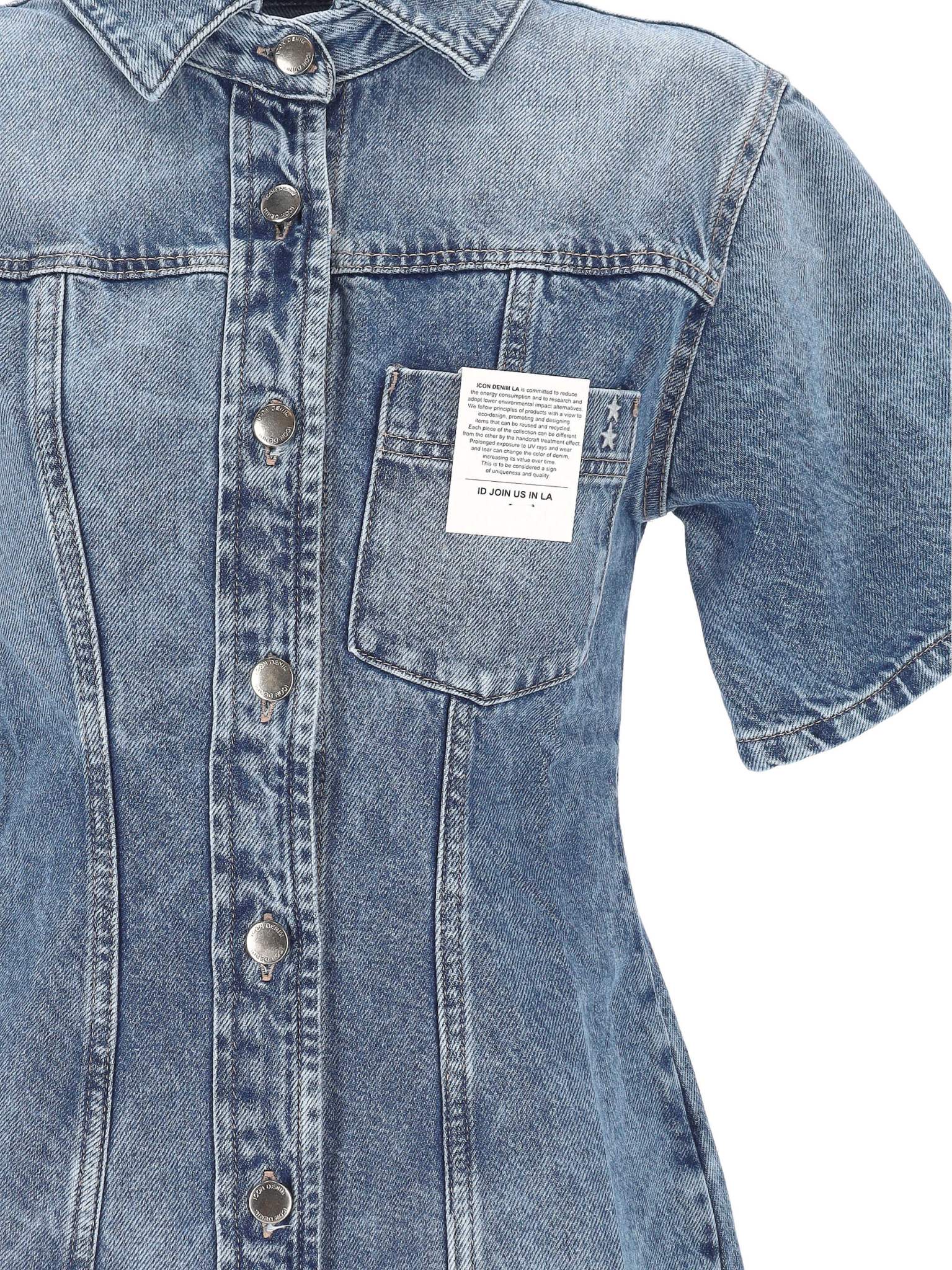 [ICON DENIM] Short sleeve dress SS26 BAMBIID8823