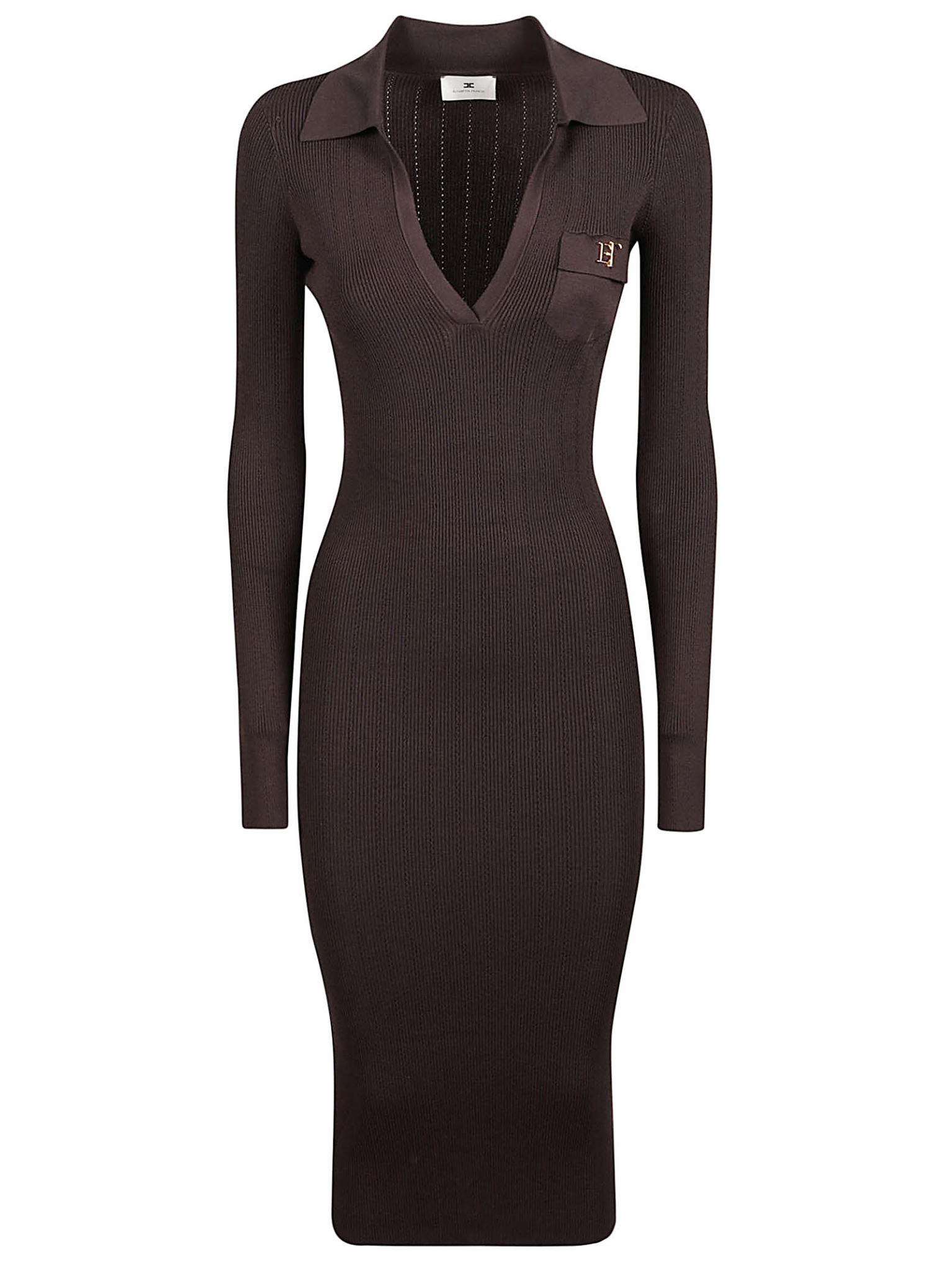 [ELISABETTA FRANCHI] Long sleeve dress FW26 AM08B66E2