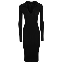 [ELISABETTA FRANCHI] Long sleeve dress FW26 AM08B66E2