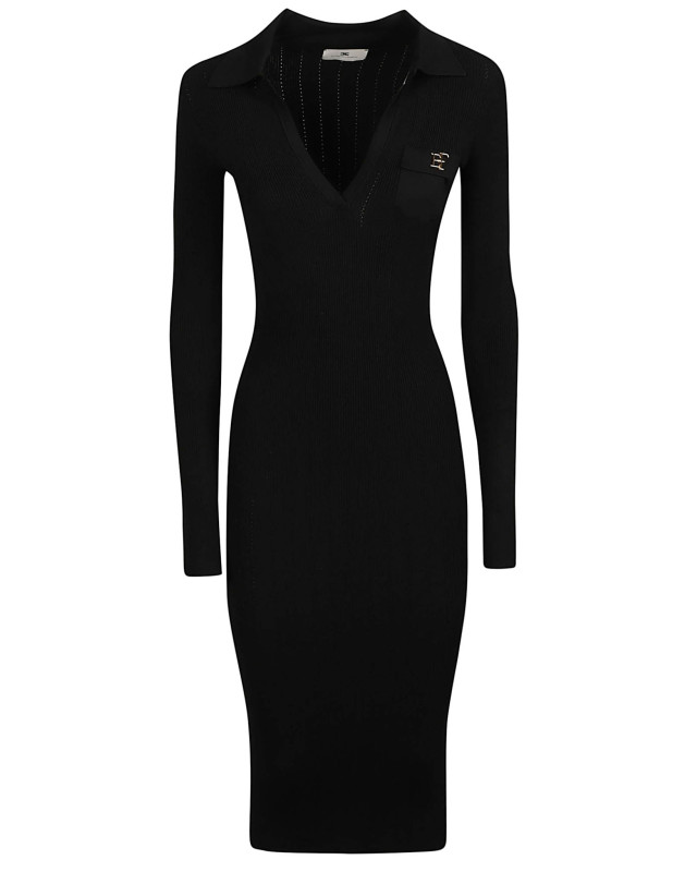 [ELISABETTA FRANCHI] Long sleeve dress FW26 AM08B66E2