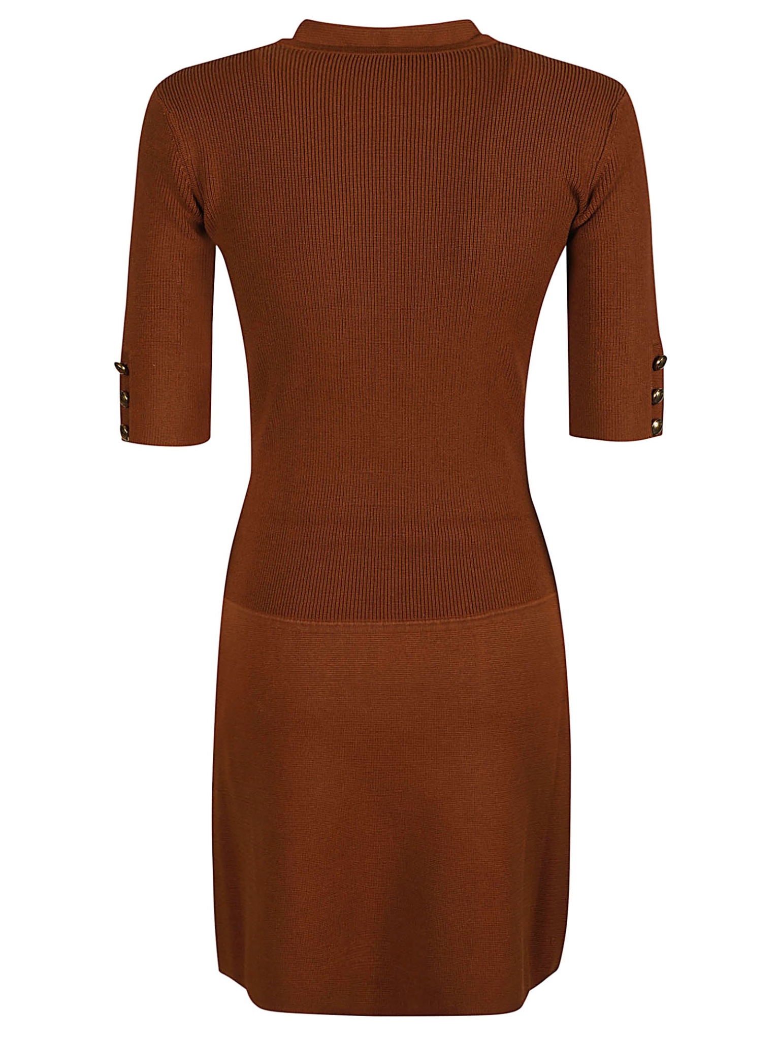 [ELISABETTA FRANCHI] Short sleeve dress FW26 AM04S66E2