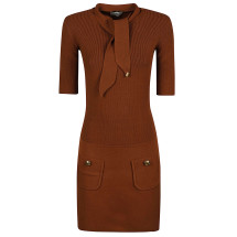 [ELISABETTA FRANCHI] Short sleeve dress FW26 AM04S66E2