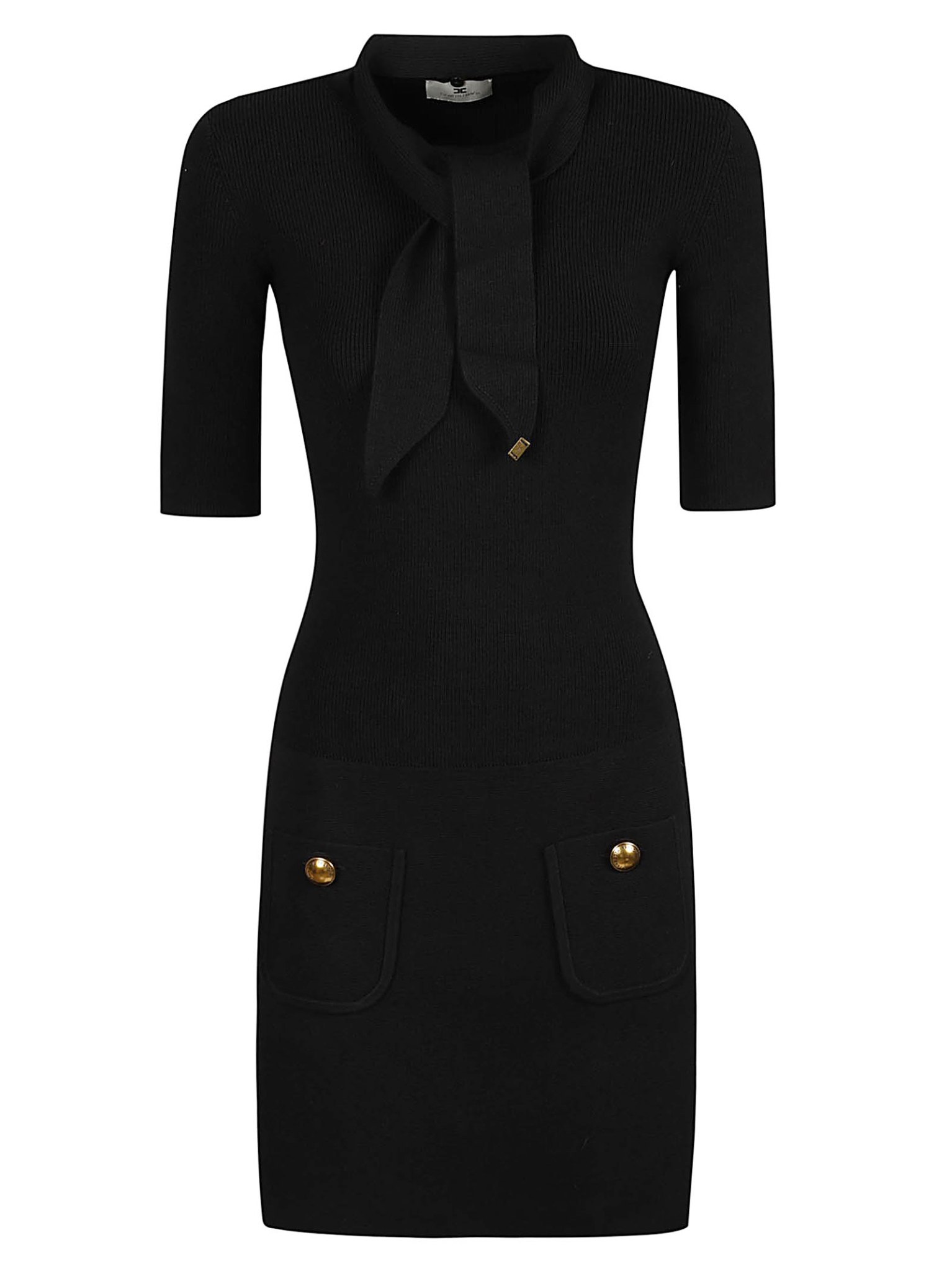 [ELISABETTA FRANCHI] Short sleeve dress FW26 AM04S66E2