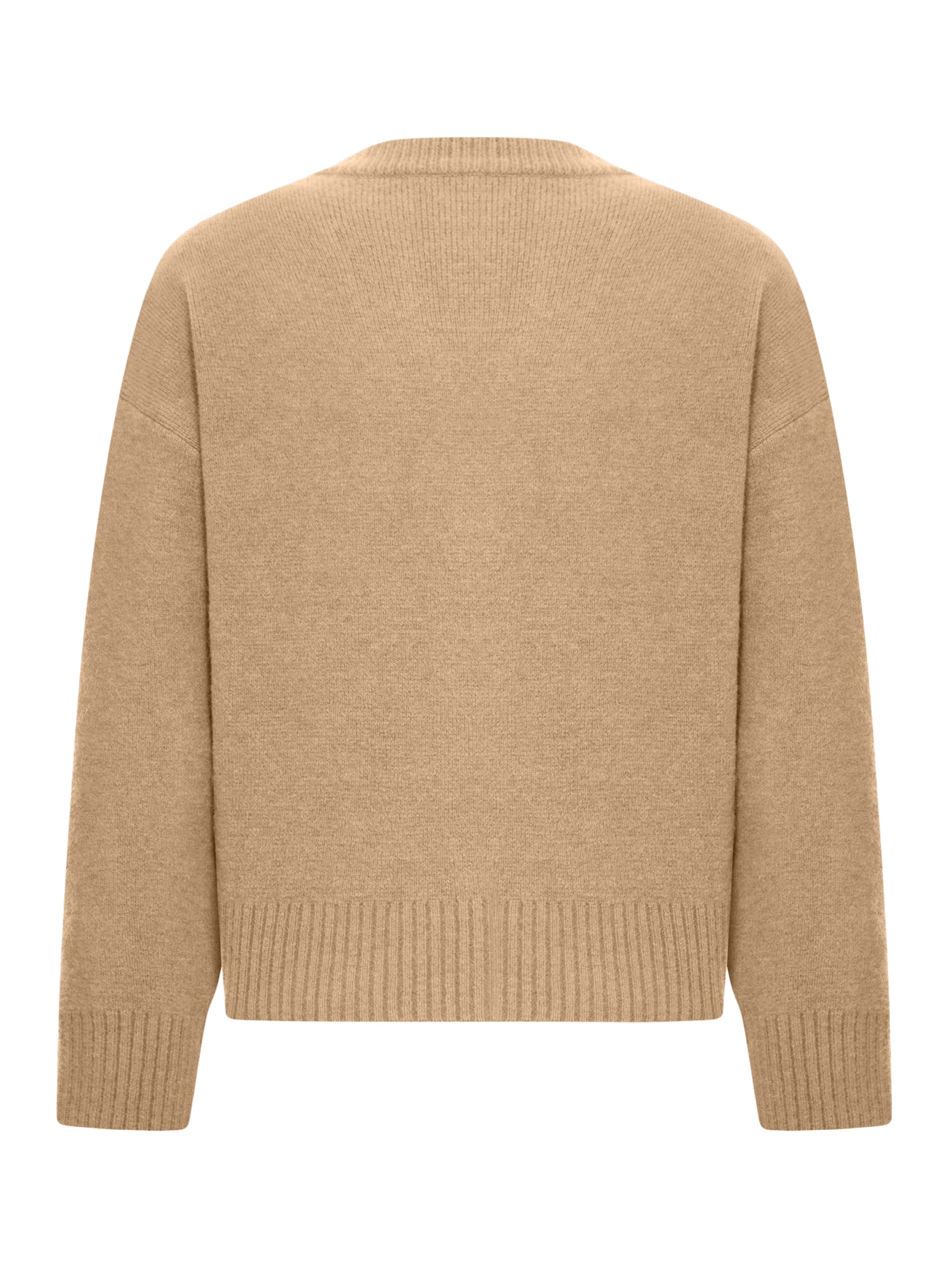 [Ami Paris] Knitwear FW26 UKC365KN0135A278 BEIGE MASTIC ECRU