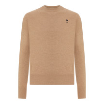 [Ami Paris] Knitwear FW26 HKS826001A335 CAMEL CHINE NOIR