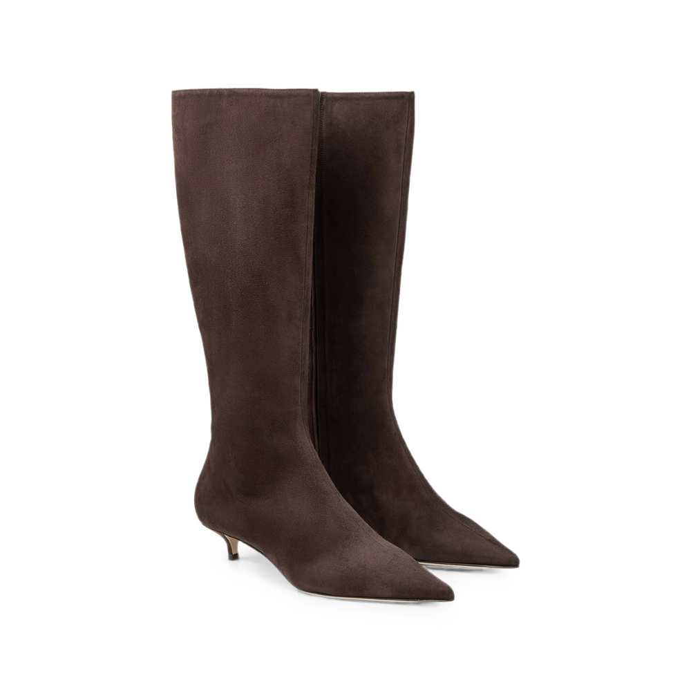 [Jimmy Choo] Long Boots FW26 AMIS KB SUE CHOCO