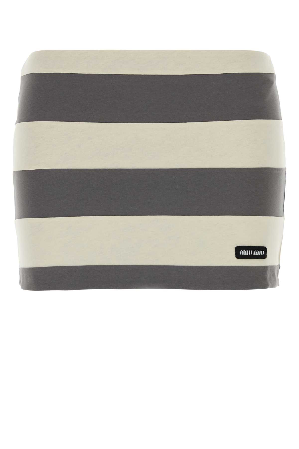 [Miu Miu] Mini skirt FW26 MJD235SOOO195L F04GR