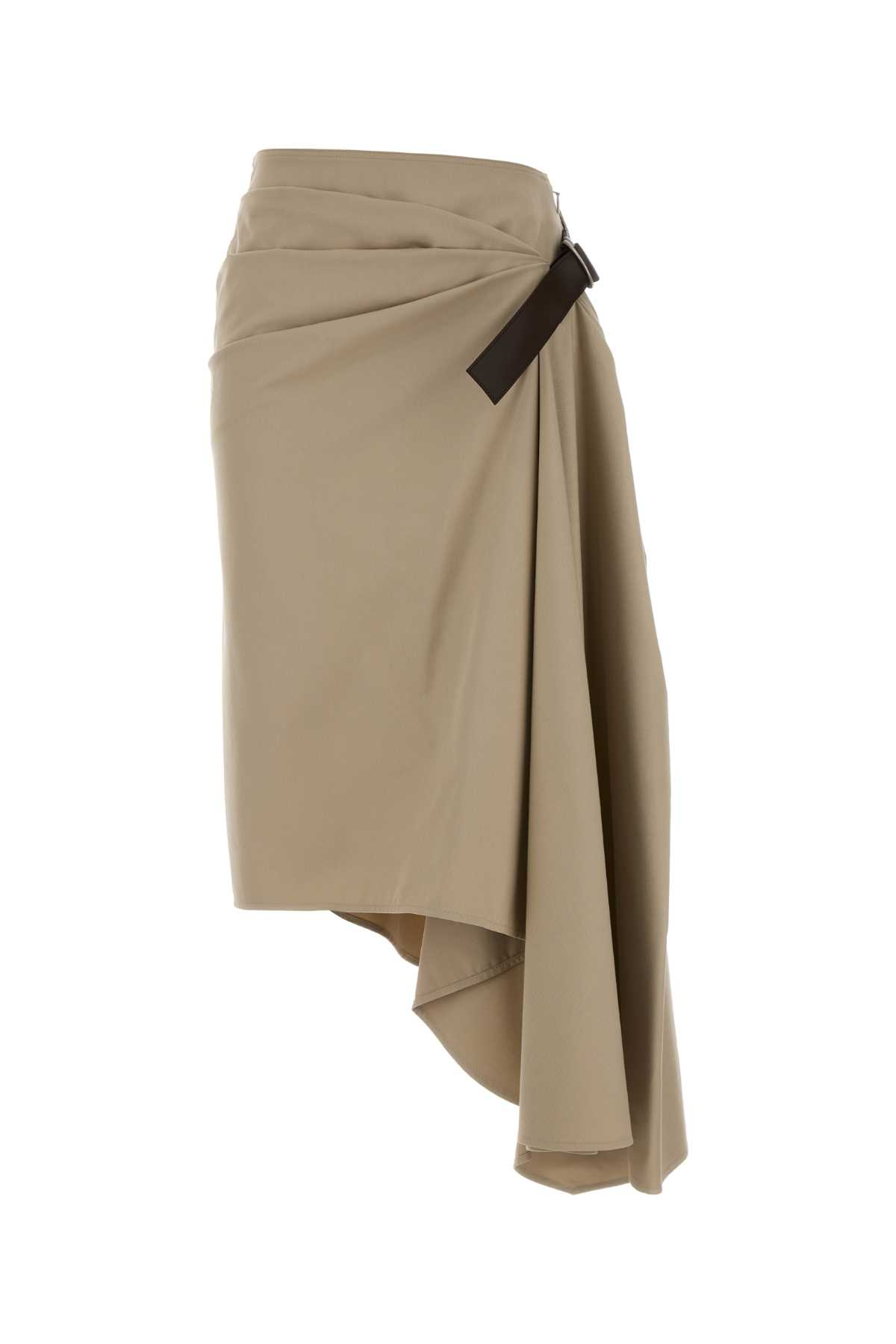 [Loewe] Midi skirt SS26 S359Y08XAV BEIGE