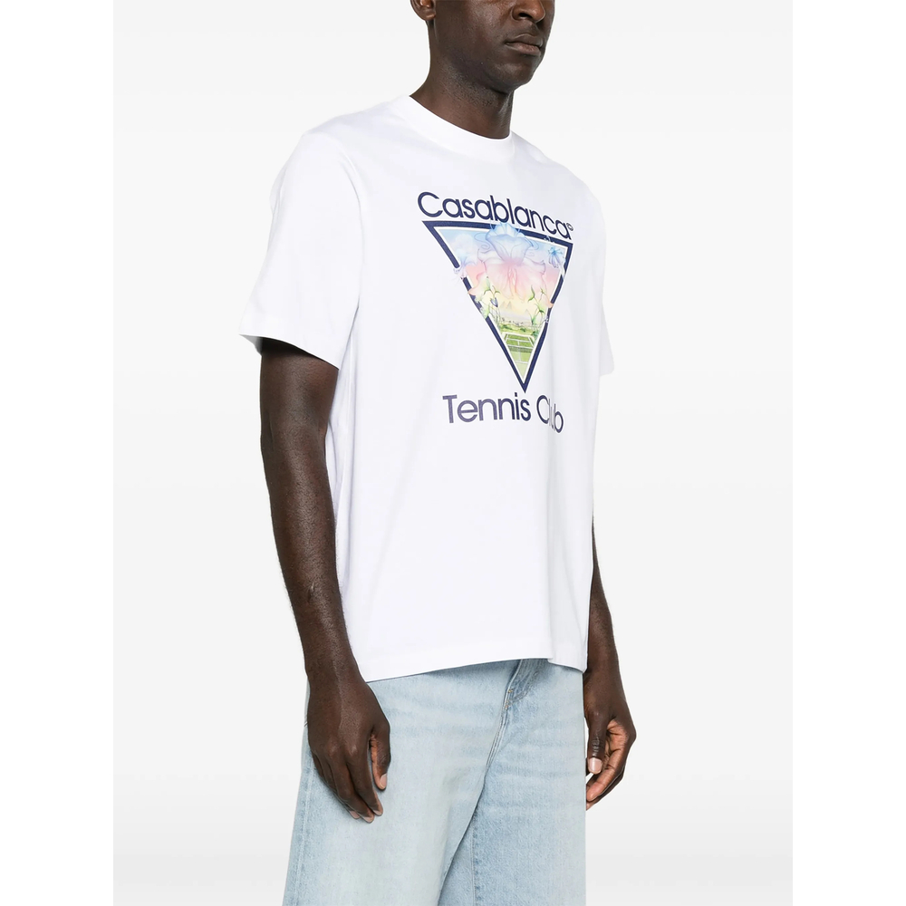 [Casablanca] T-shirts Short Sleeve FW26 AW26-JTS-001 06 TENCL