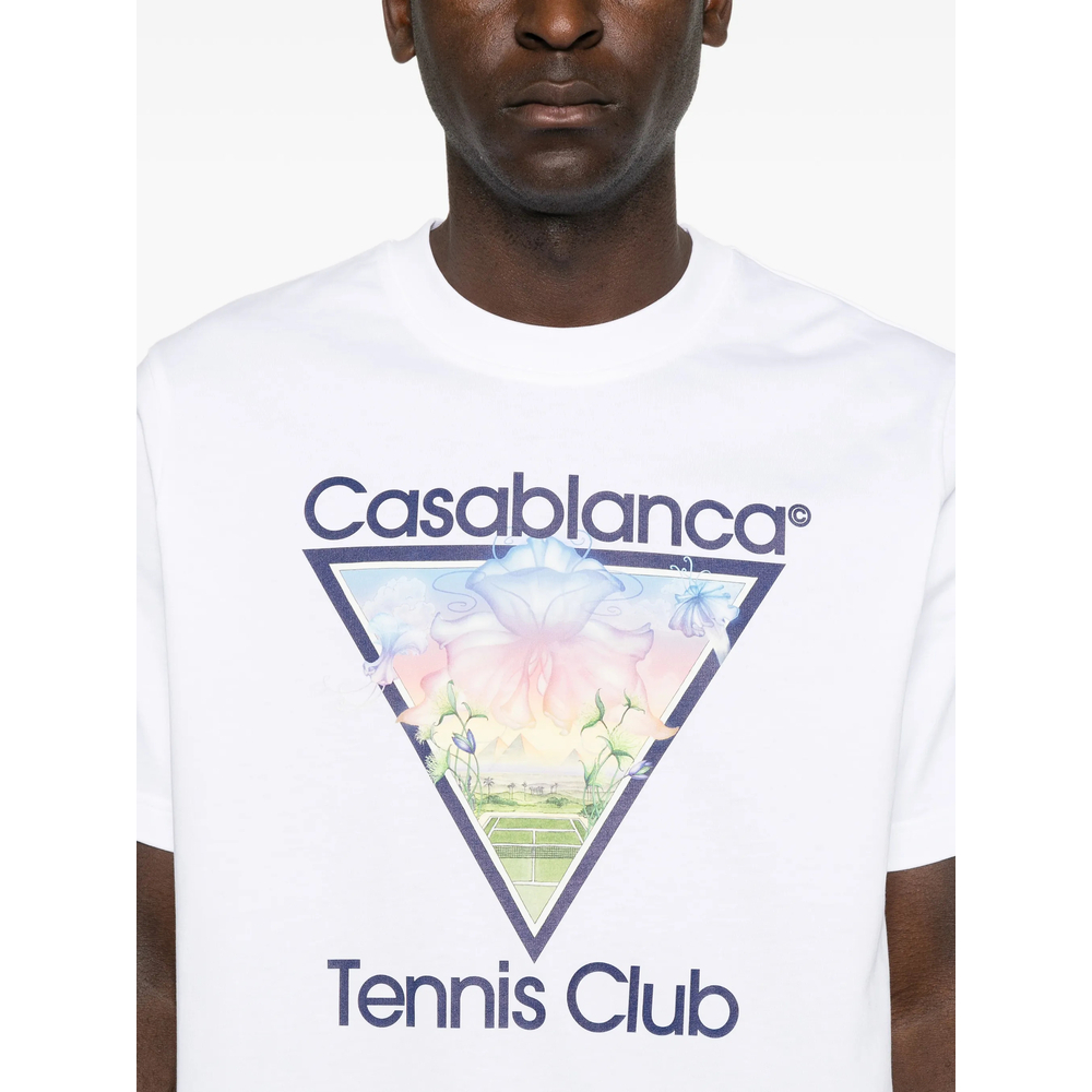 [Casablanca] T-shirts Short Sleeve FW26 AW26-JTS-001 06 TENCL