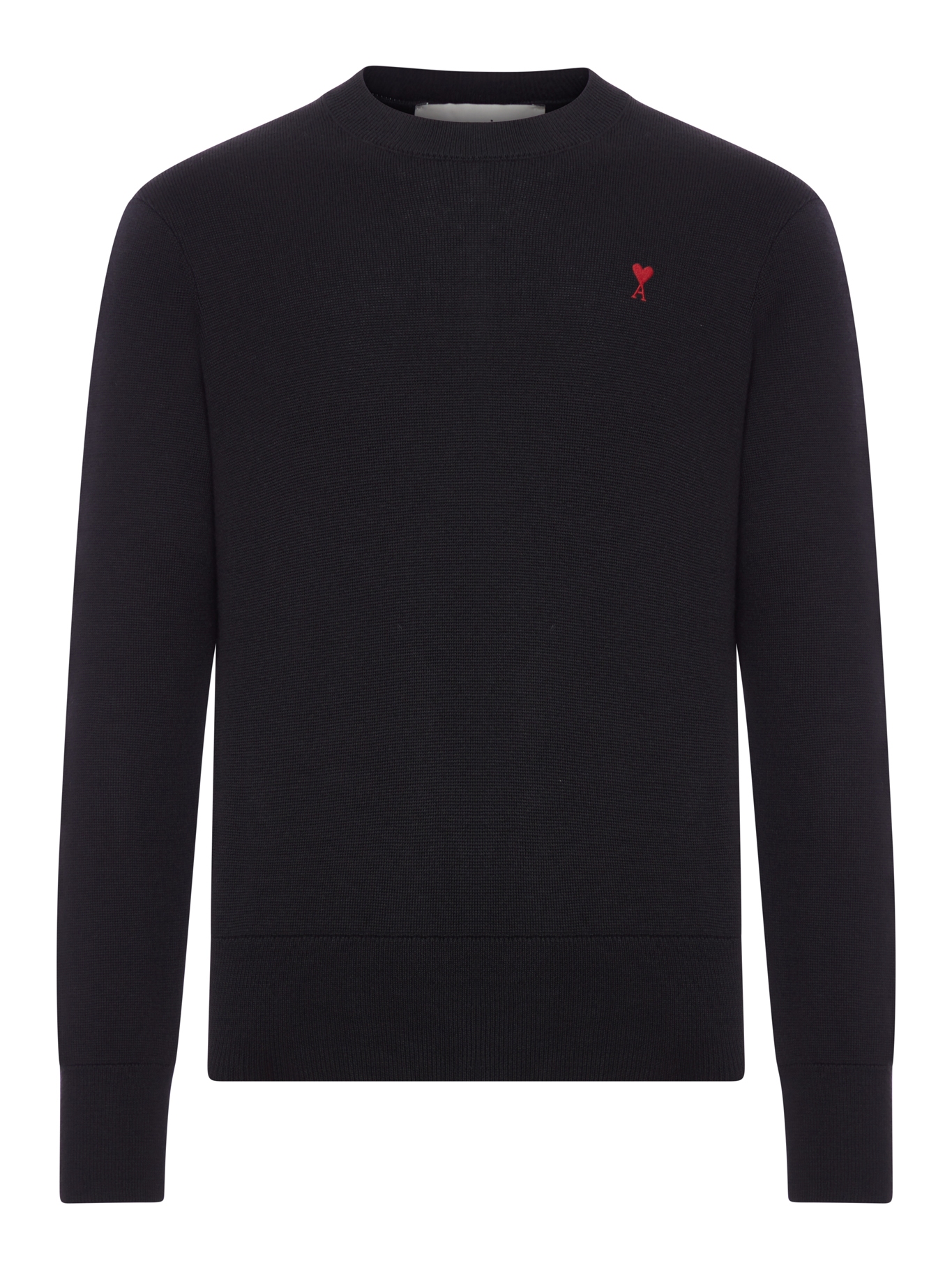[Ami Paris] Knitwear FW26 HKS826001009 NOIR ROUGE