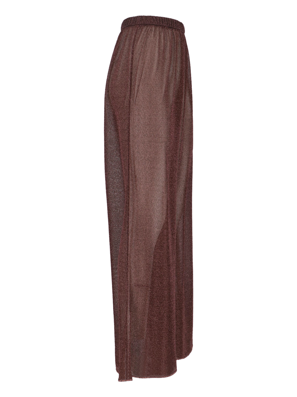 [OSEREE] Trousers SS26 LPF202 LUREXCHOCOLATE