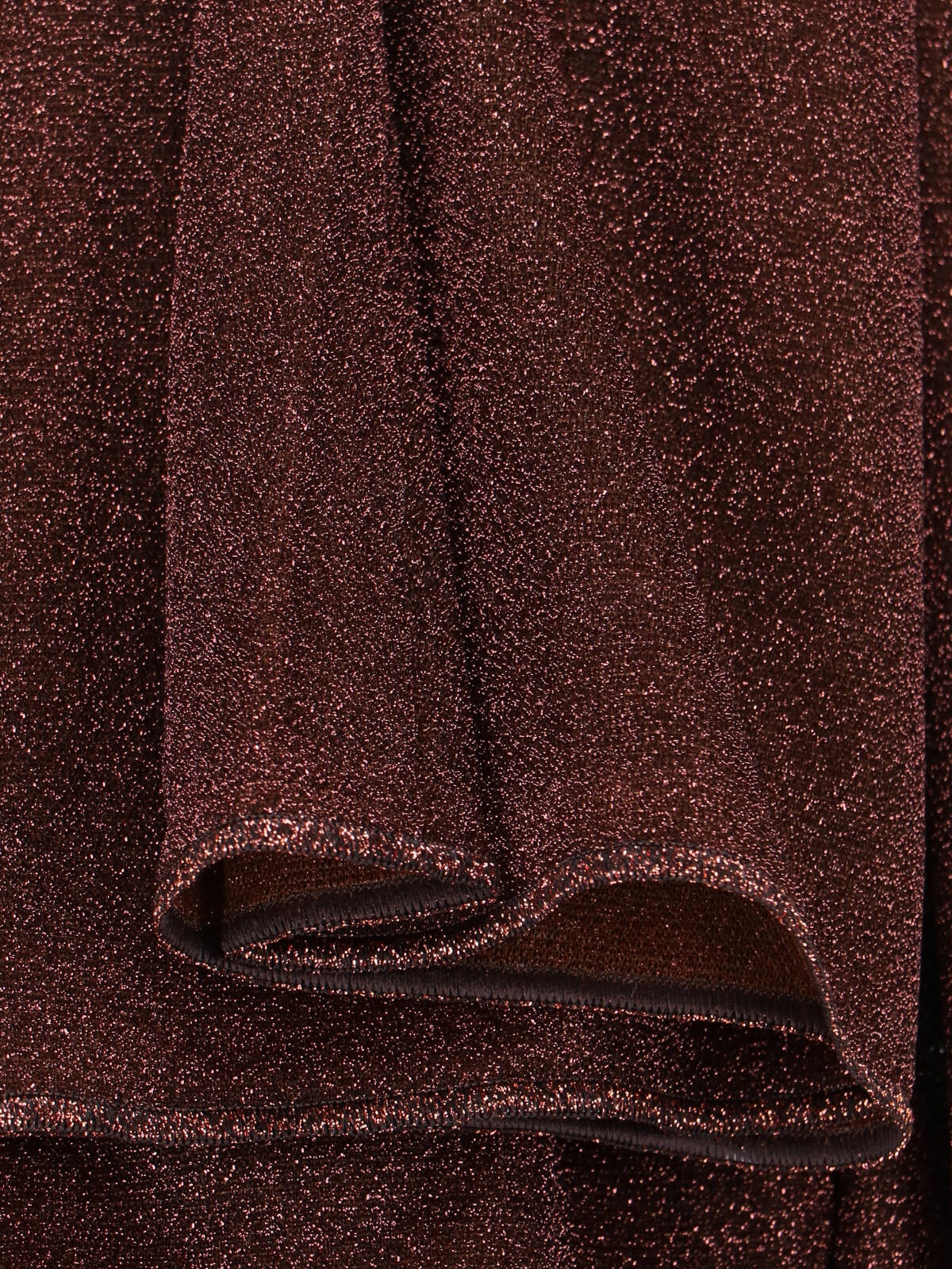 [OSEREE] Trousers SS26 LPF202 LUREXCHOCOLATE