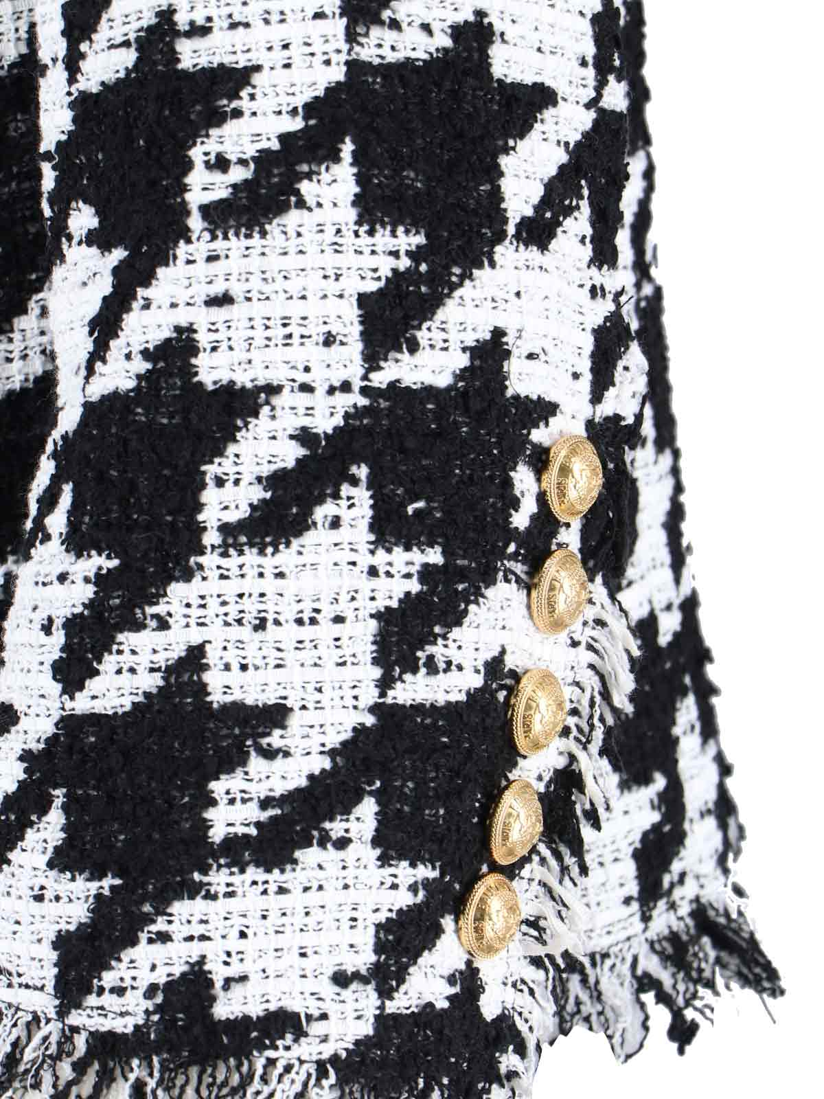 [Balmain] Tweed jacket FW25 FF1SM508CG17GAB