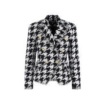 [Balmain] Tweed jacket FW25 FF1SI504CG17GAB