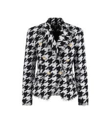 [Balmain] Tweed jacket FW25 FF1SI504CG17GAB