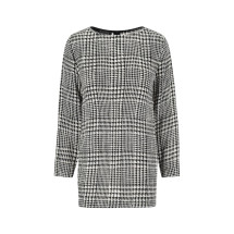 [Gianluca Capannolo] Long sleeve dress SS25 25ET517 100BLACK WHITE