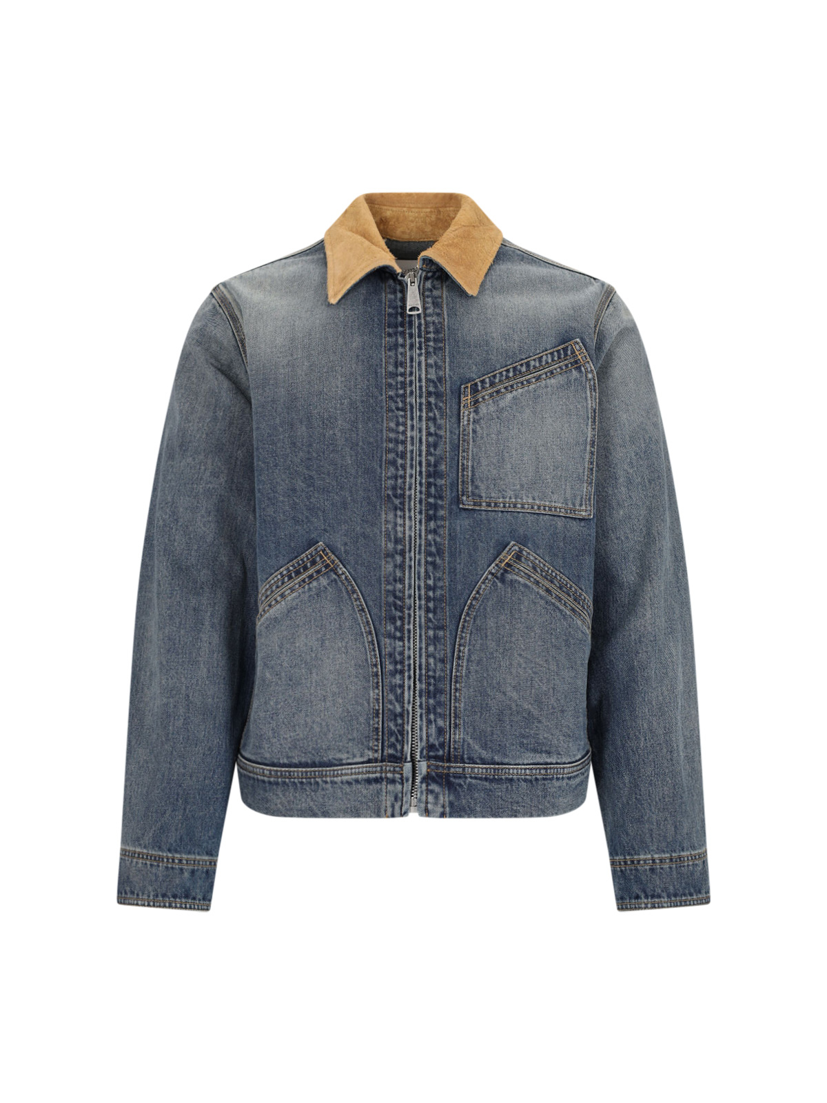 [Alexander McQueen] Denim jacket SS25 809777 QTACM0439
