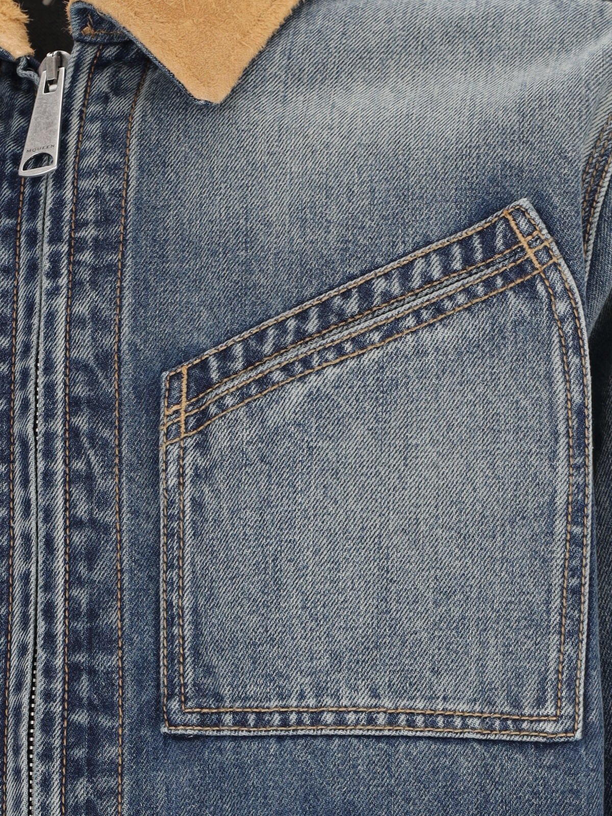 [Alexander McQueen] Denim jacket SS25 809777 QTACM0439