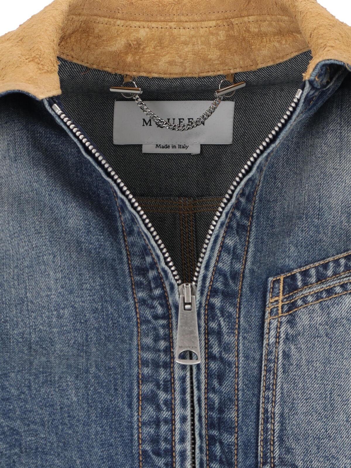 [Alexander McQueen] Denim jacket SS25 809777 QTACM0439