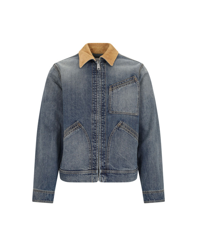 [Alexander McQueen] Denim jacket SS25 809777 QTACM0439
