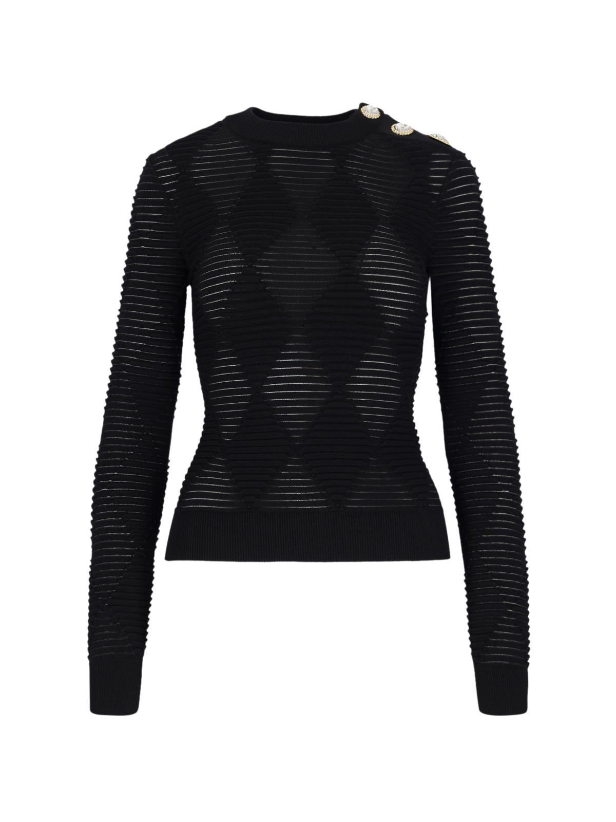 [Balmain] Knitwear FW24 DF1AR850KG680PA