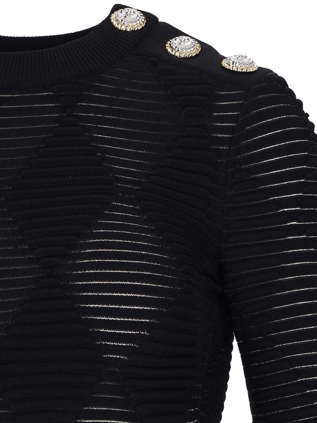 [Balmain] Knitwear FW24 DF1AR850KG680PA