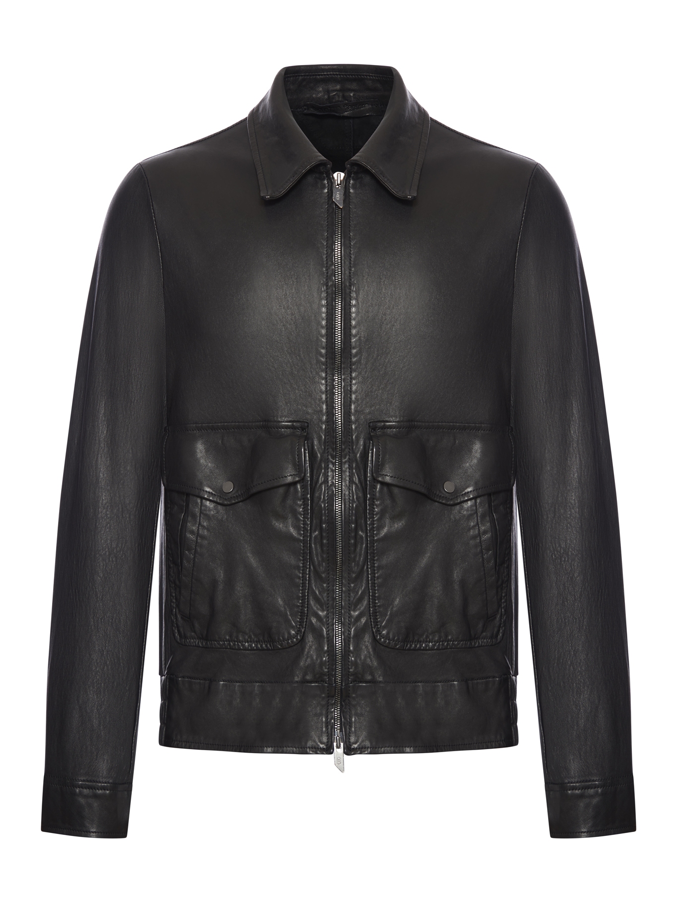 [SALVATORE SANTORO] Leather Jacket SS25 48536UPRAWBLACK