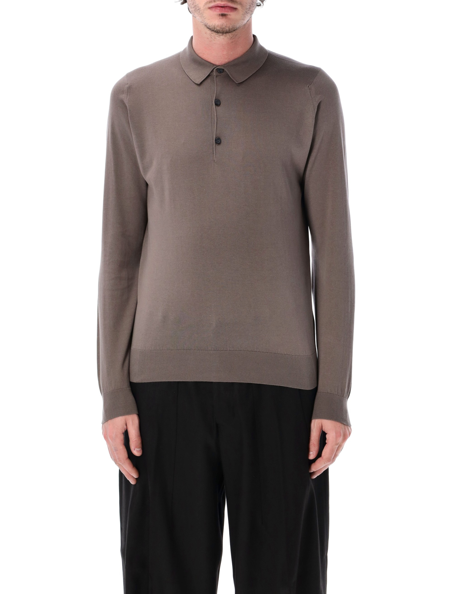 [JOHN SMEDLEY] T-shirts Long Sleeve SS26 BRADWELLBM