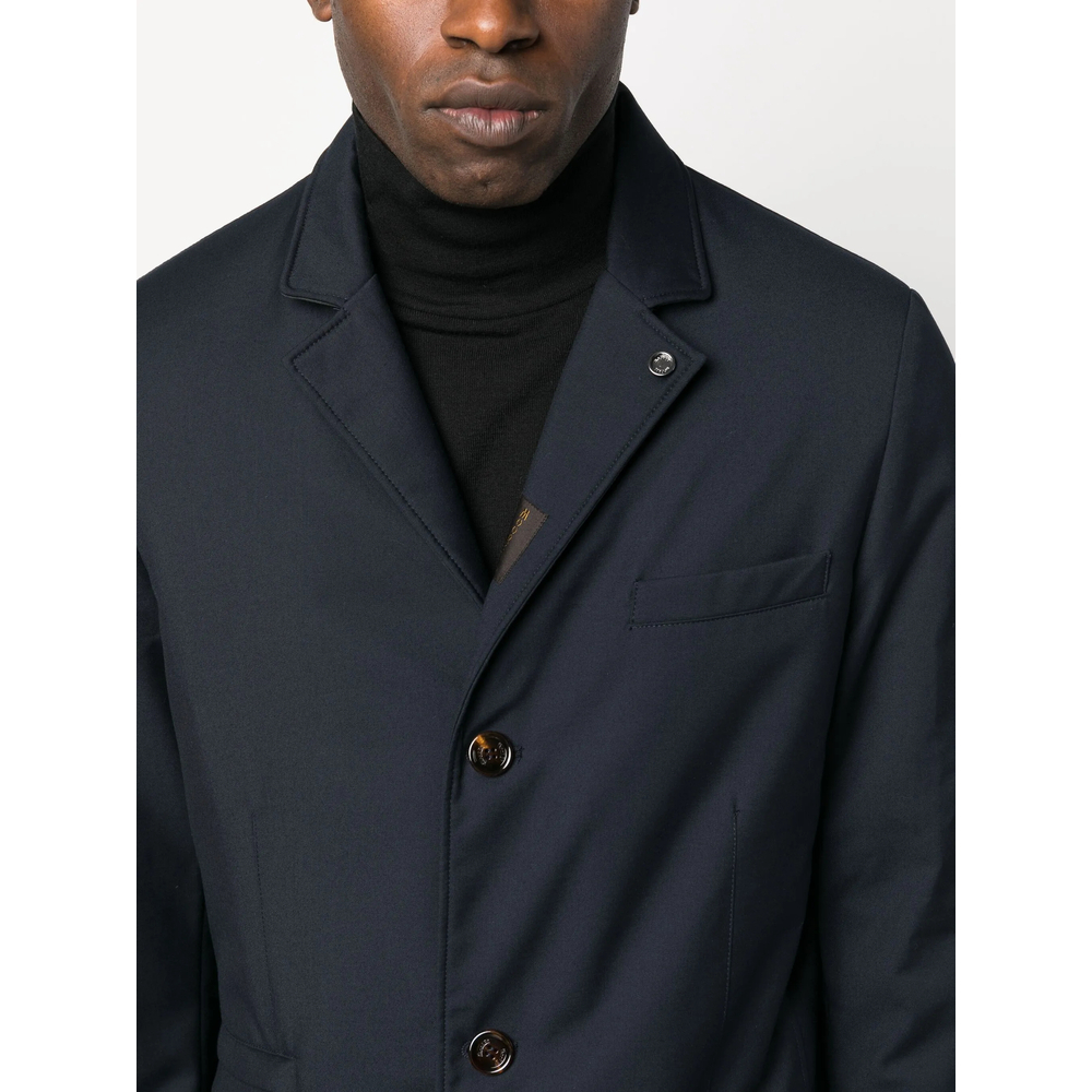 [Moorer] Coat FW26 A100030 REDON-PUM DKBLU
