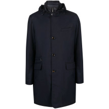 [Moorer] Coat FW26 A100030 REDON-PUM DKBLU