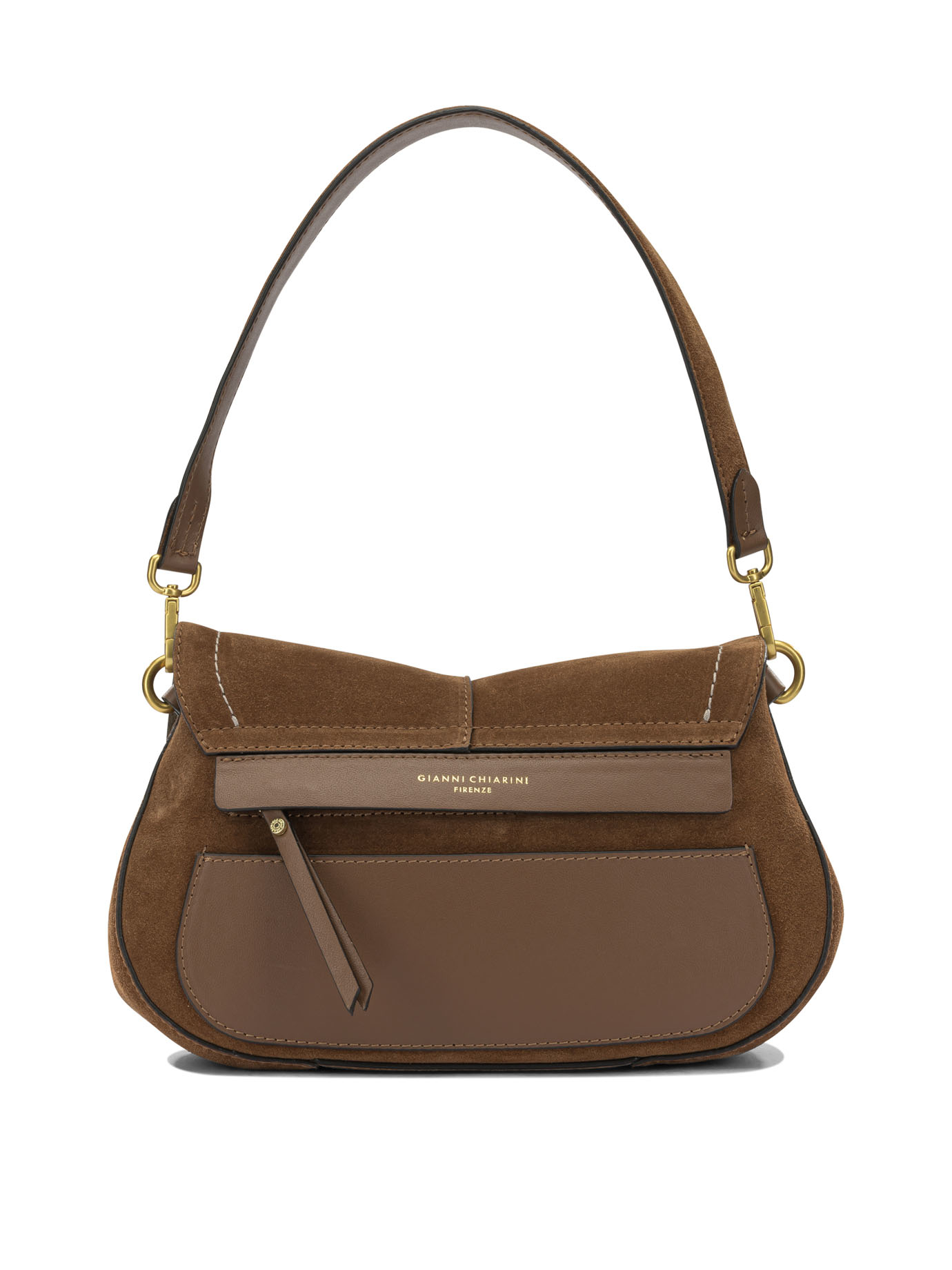 [GIANNI CHIARINI] Shoulder bag FW26 BS12618CM-PLHELENA ROUND099-COGNAC