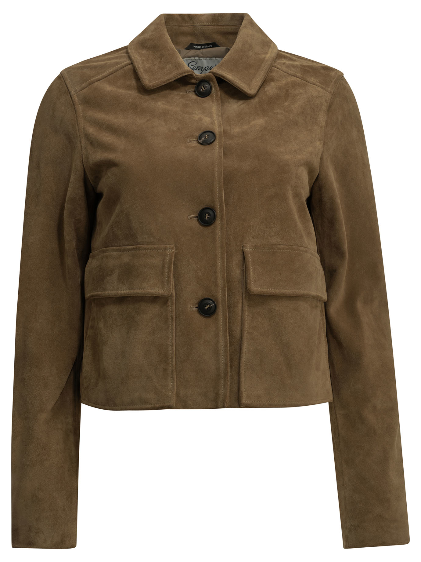 [Semper] Leather Jacket FW26 WMNSUECOACHMARRONE CHIARO