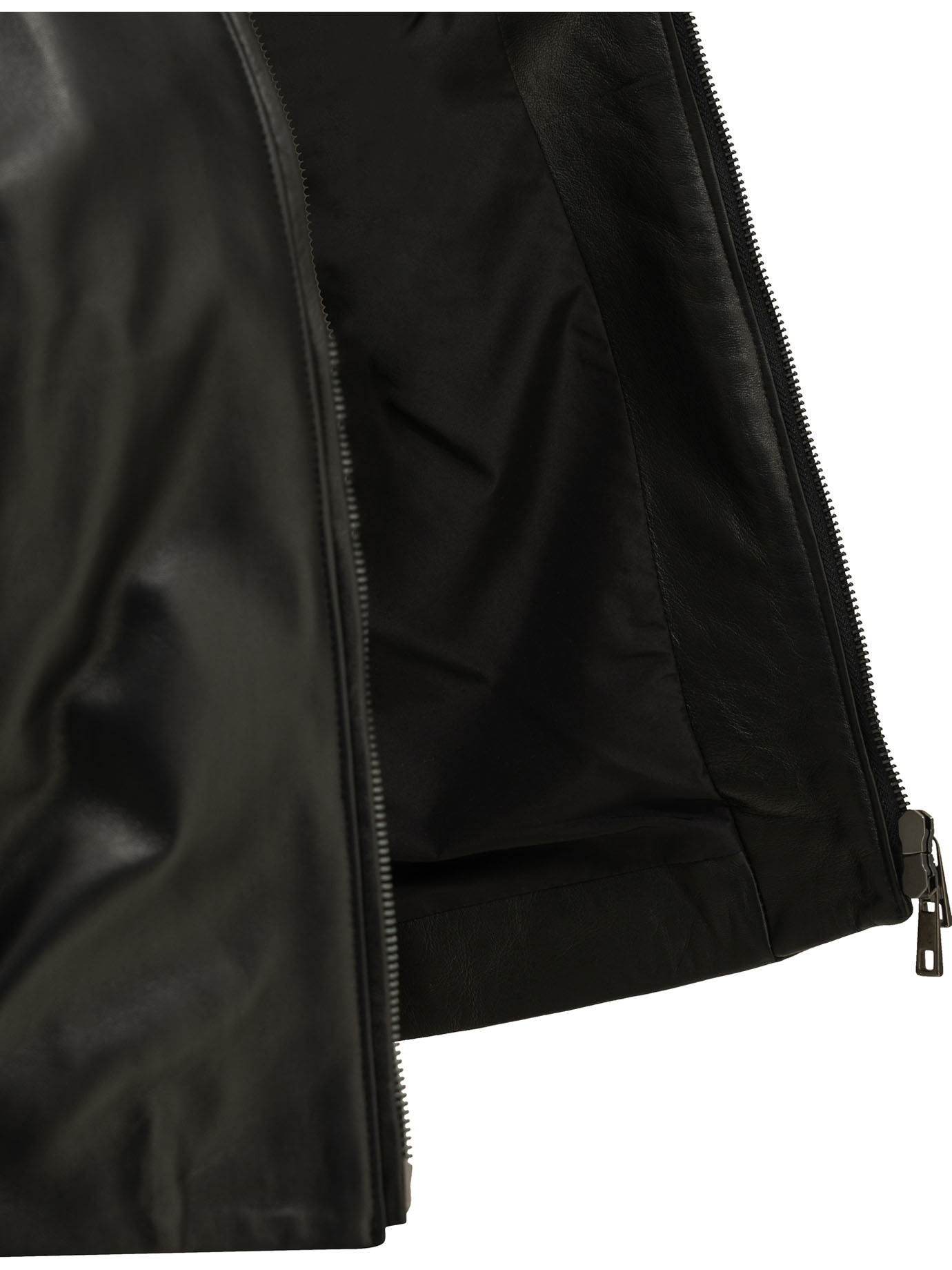 [Semper] Leather Jacket FW26 WMNLTHRACERNERO