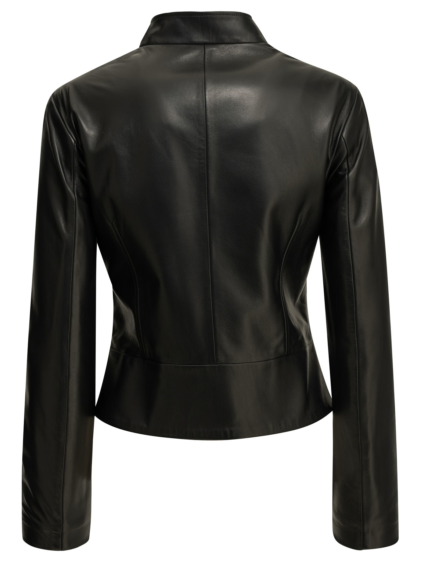 [Semper] Leather Jacket FW26 WMNLTHRACERNERO