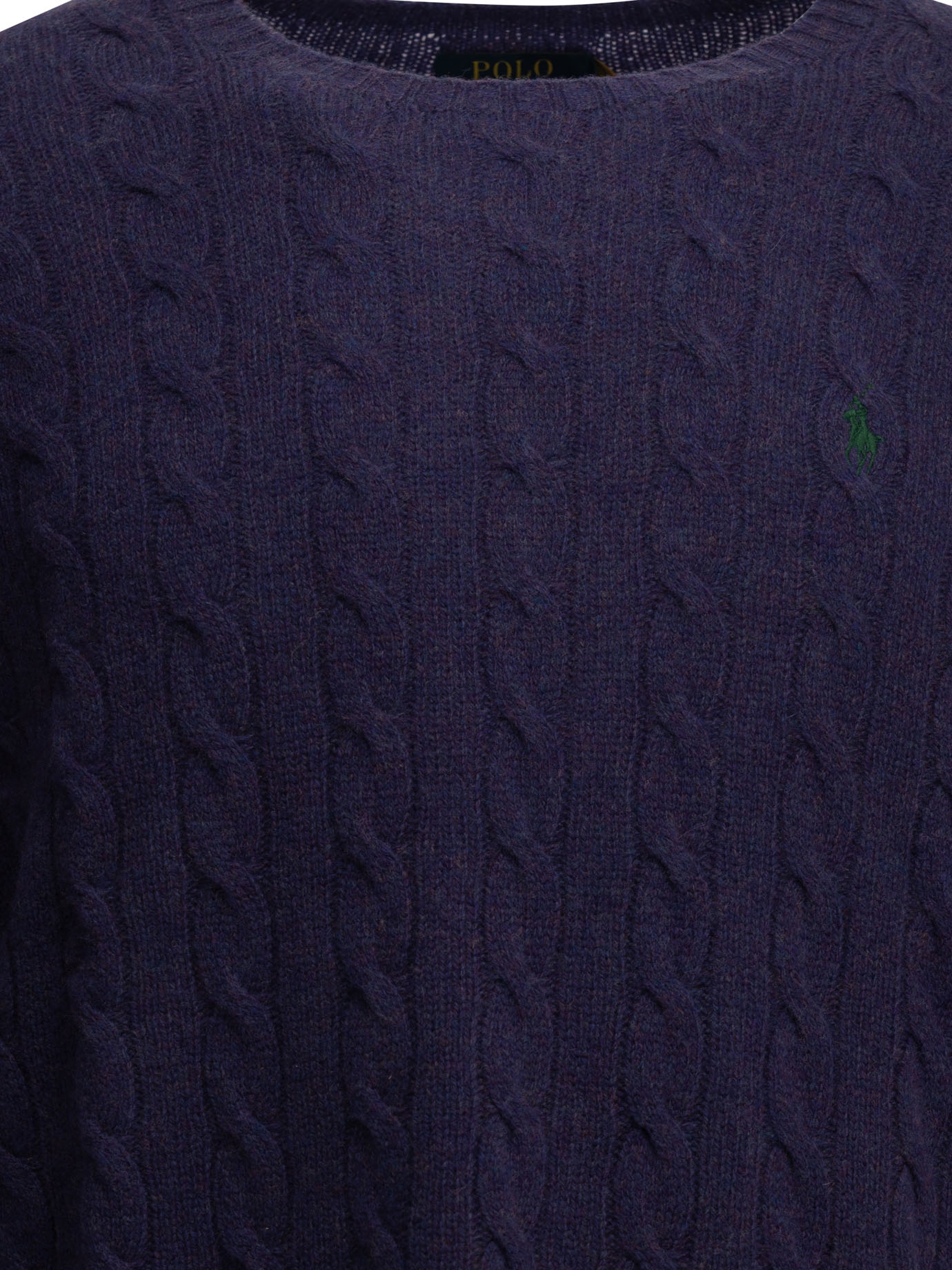 [Polo Ralph Lauren] Knitwear FW26 710876762505FIREFISH PURPLE HEATHER