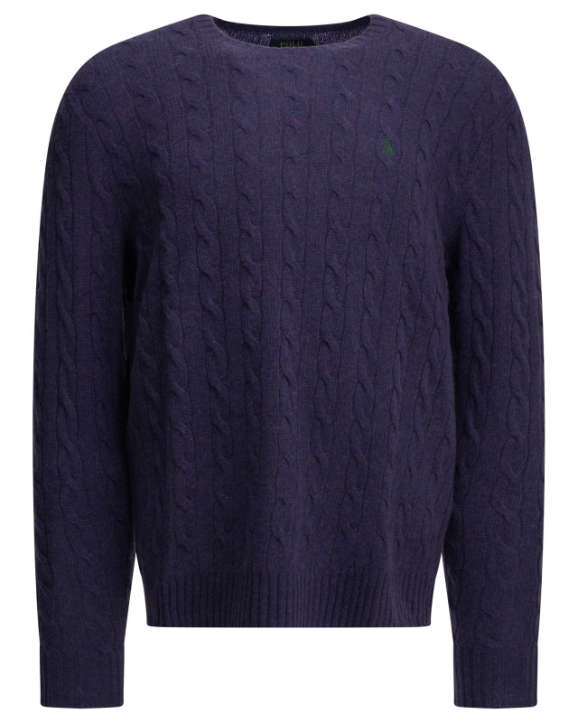 [Polo Ralph Lauren] Knitwear FW26 710876762505FIREFISH PURPLE HEATHER