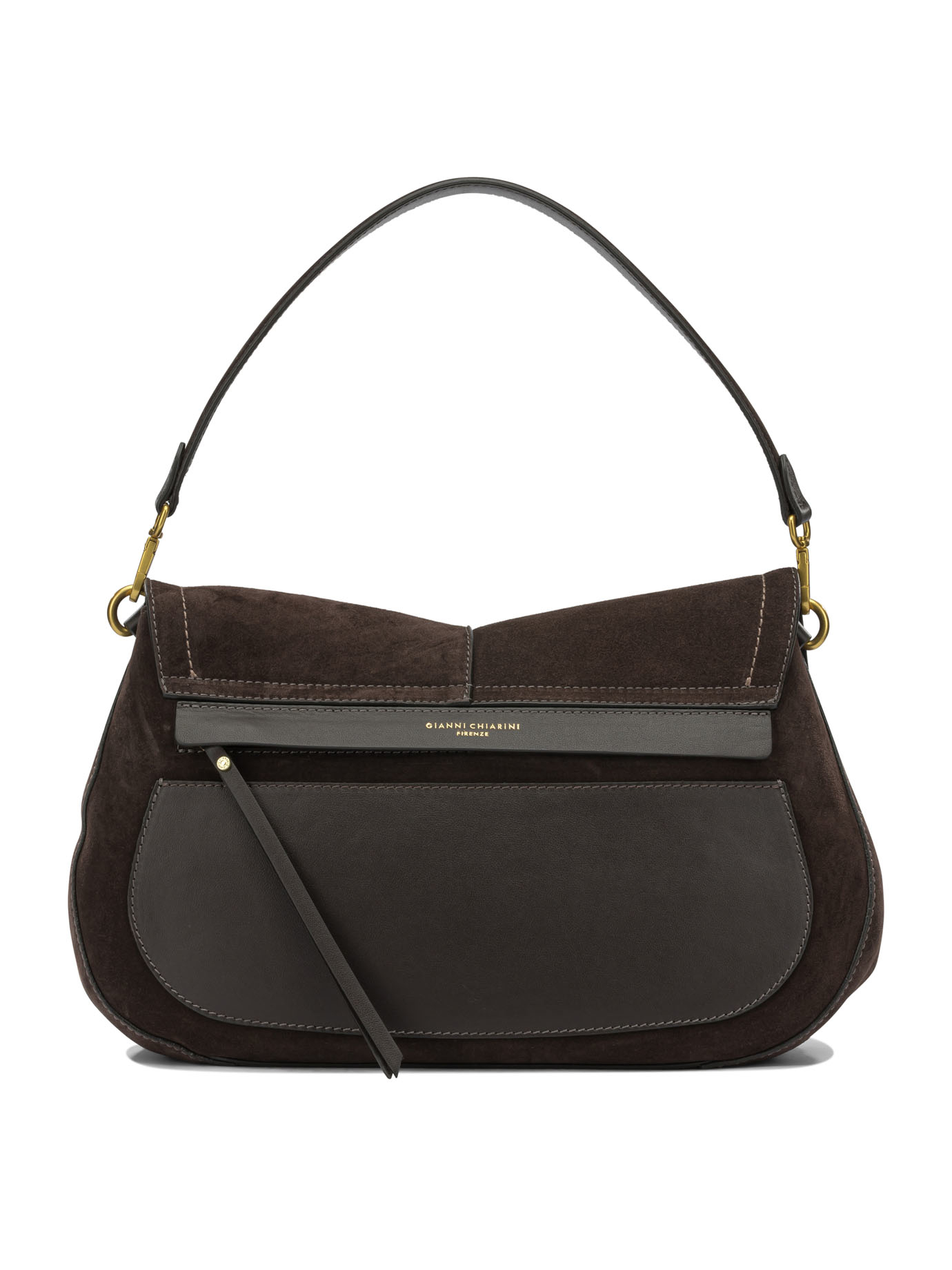 [GIANNI CHIARINI] Shoulder bag FW26 BS12619CM-PLHELENA ROUND974-MOKA