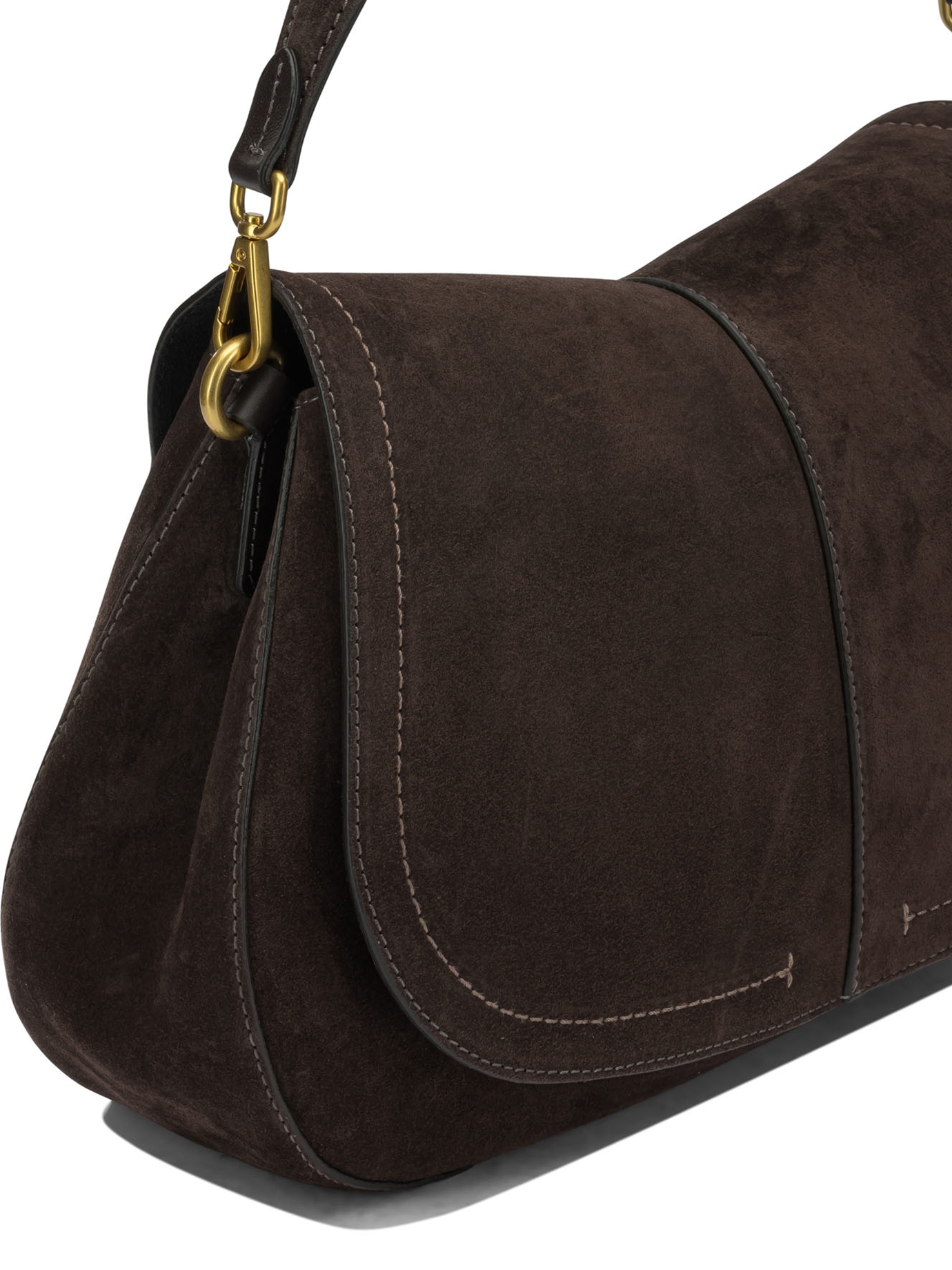 [GIANNI CHIARINI] Shoulder bag FW26 BS12619CM-PLHELENA ROUND974-MOKA