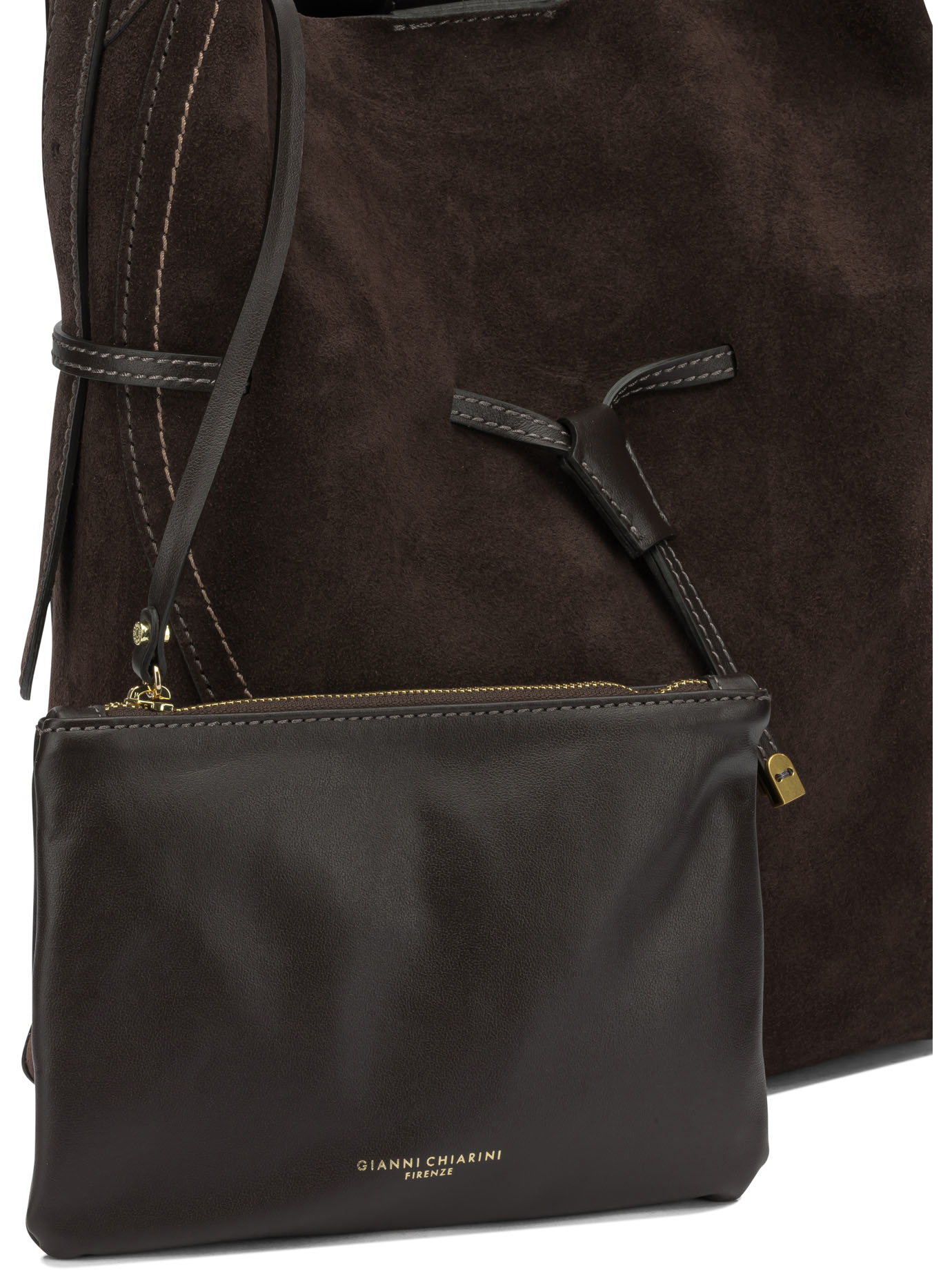 [GIANNI CHIARINI] Shoulder bag FW26 BS11787CM-PLSIENNA974-MOKA