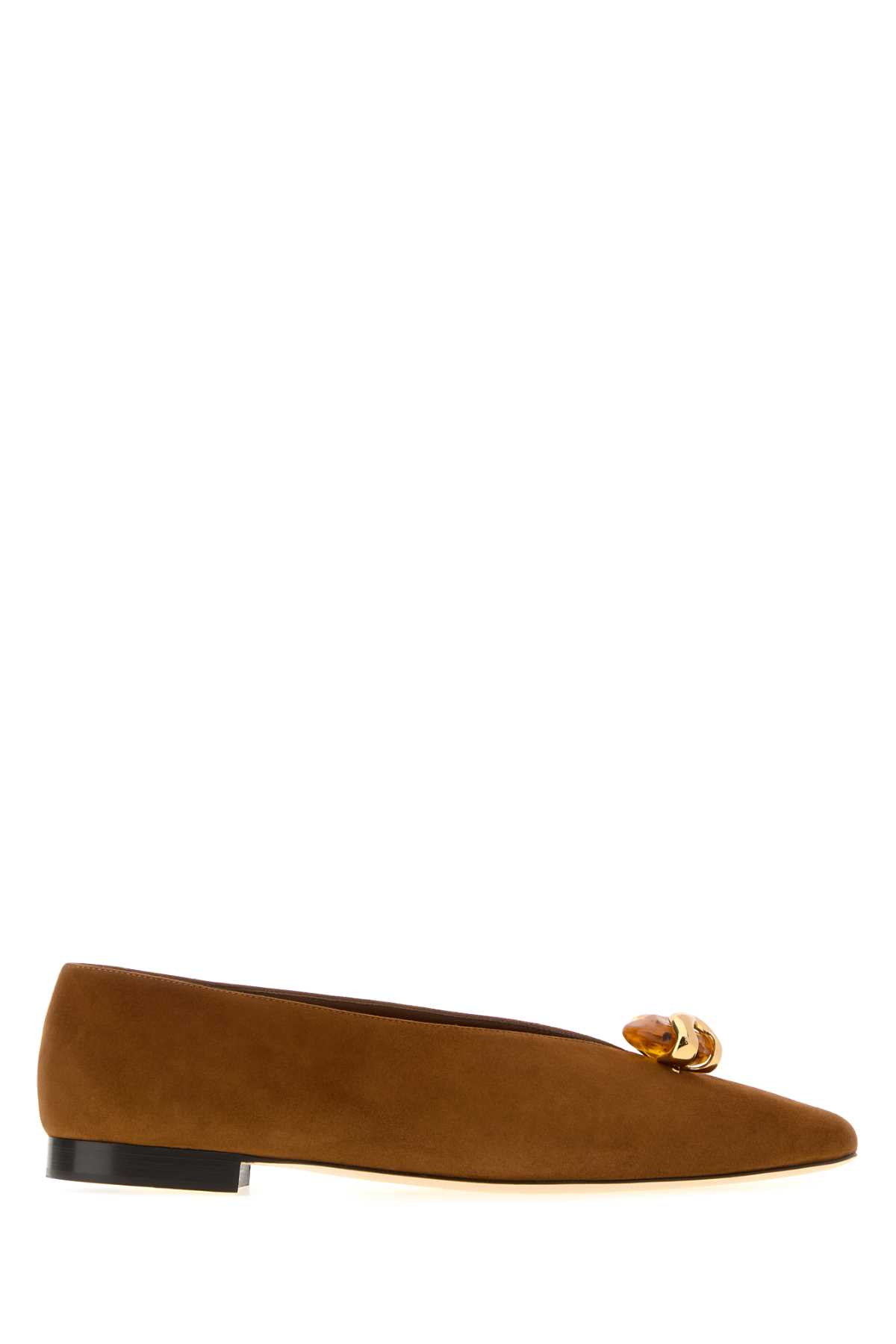 [Jimmy Choo] Flat shoes FW26 MARGOTFLATBSB TANAMBER