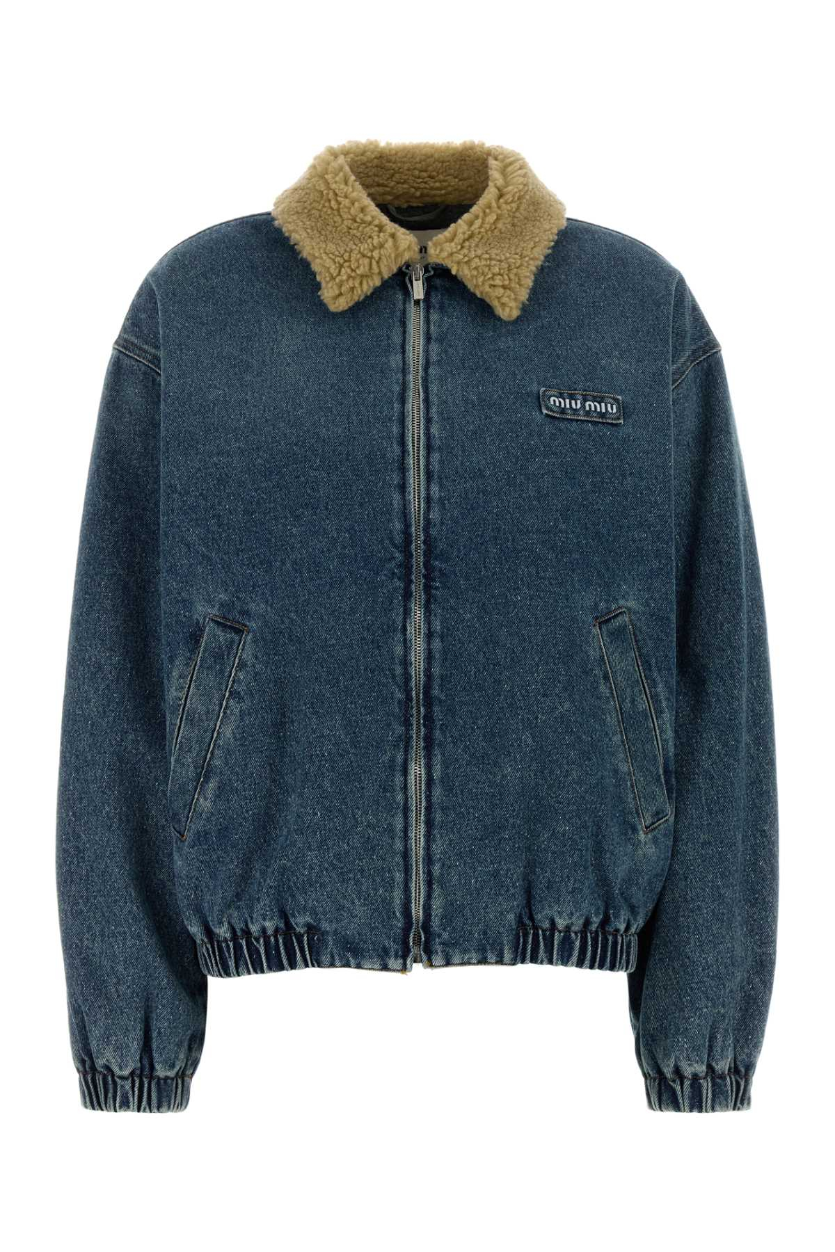 [Miu Miu] Denim Jacket FW26 GWB317SOOO192U F0008